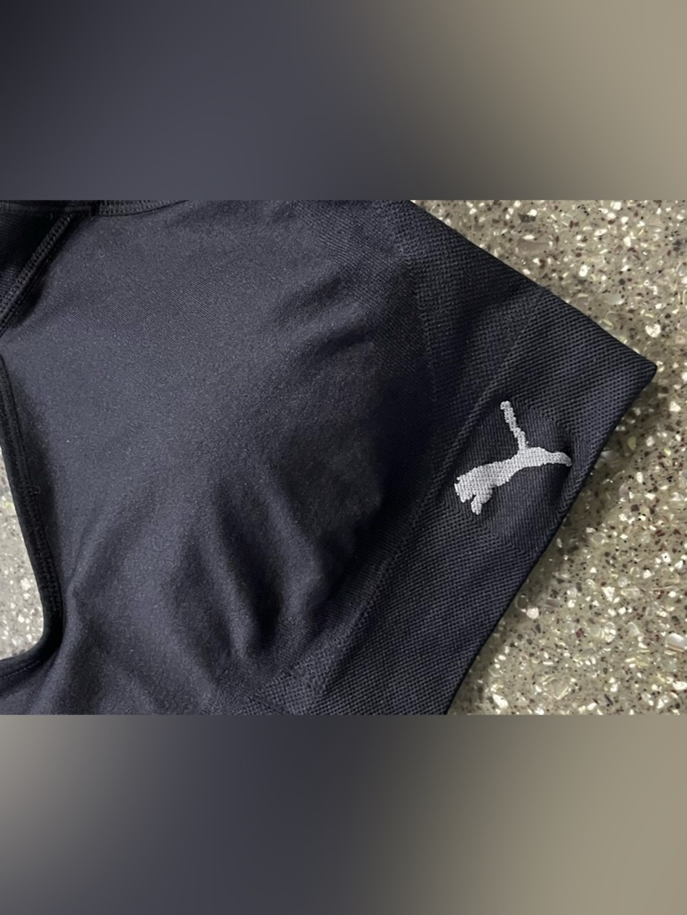 BUNDLE 3 Piece Set Puma Seamless Sports Bras - Black White Lavender Activewear - Picture 8 of 16